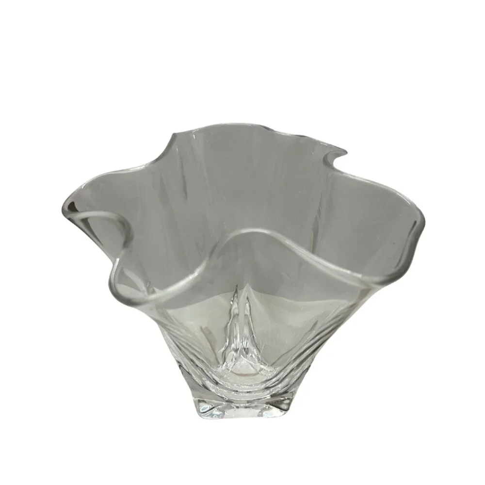 Steuben Signed Handkerchief Vase